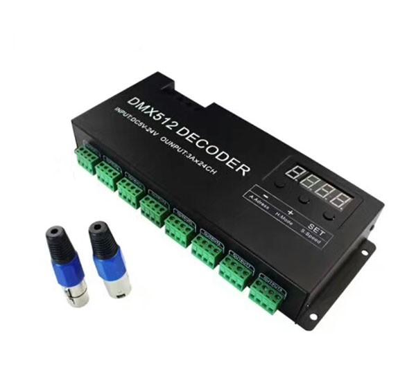 DMX512-24CH LED Decoder 24CH