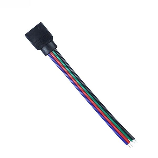 RGB 5050 led strip light 4Pin female clip