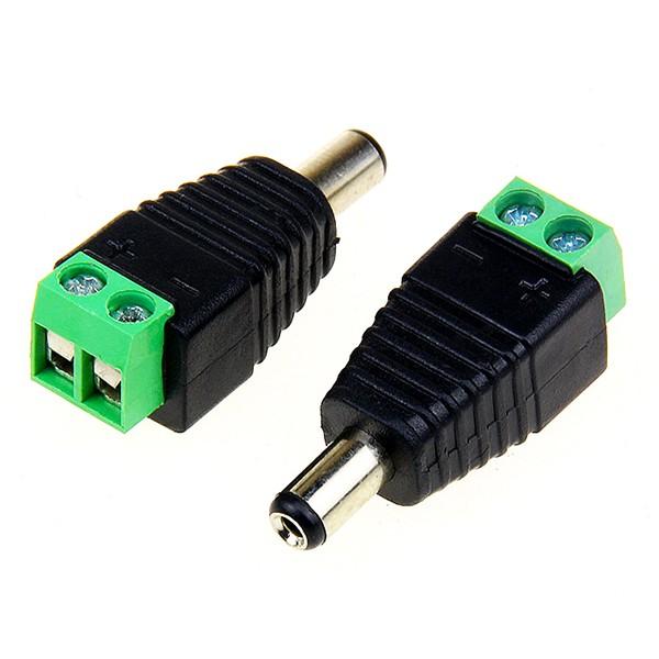 Male Connector 2 pin DC Power Female Jack Adapter Connector 5521